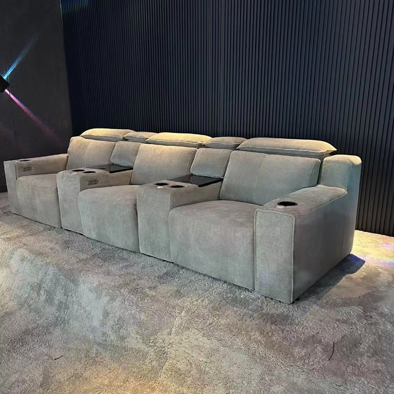 Home Cinema High End - Современный высококачественный кинотеатральный диван-реклайнер с электроприводом