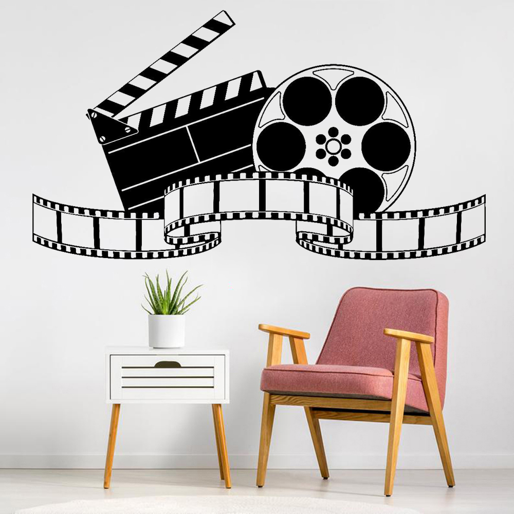 Home Cinema Films - Виниловая наклейка на стену для съемки,