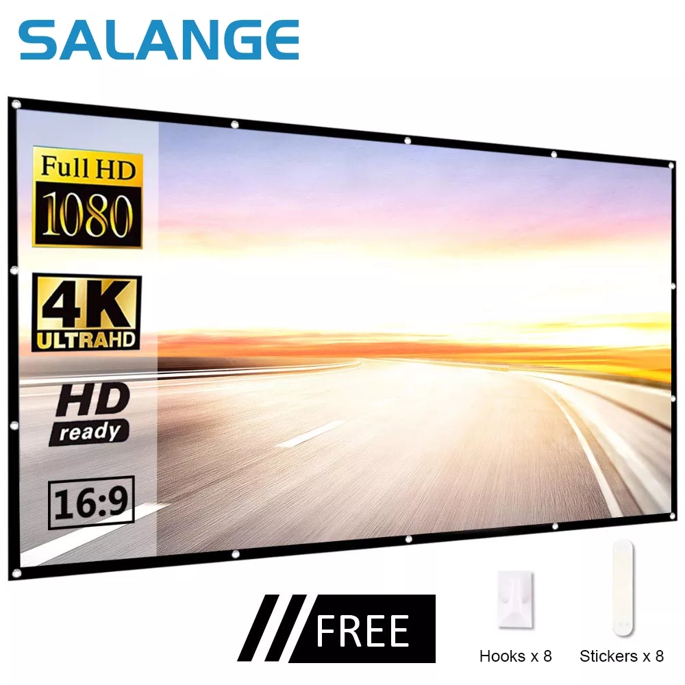Home Cinema Blanc - Проекционный экран Salange, портативный экран для