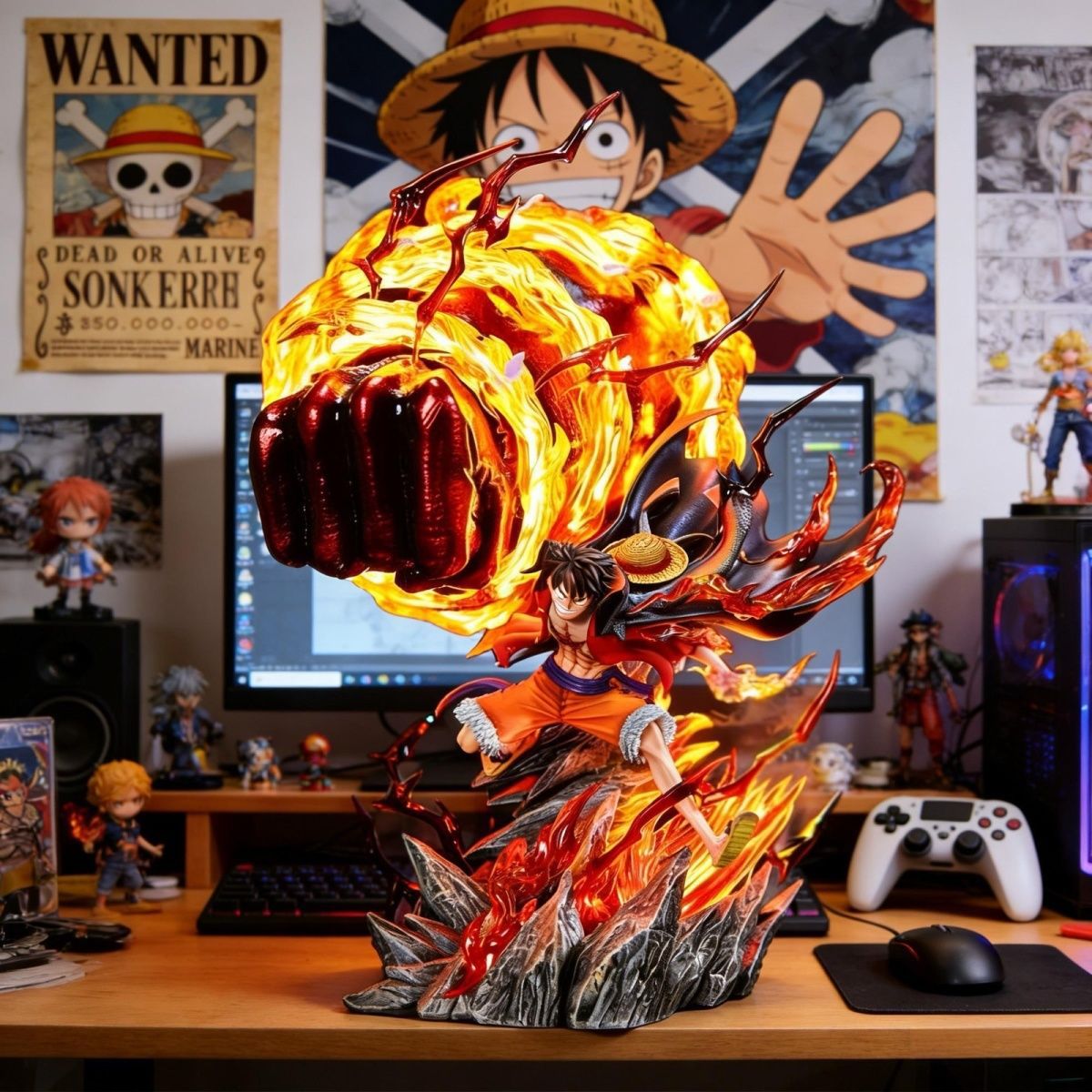Home Cinema Lighting - Коллекционная статуэтка LZ Karmic Fire Luffy