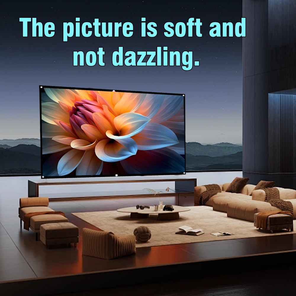 Home Cinema Blanc - Портативный проекционный экран XIAOHUI 60-180 дюймов,