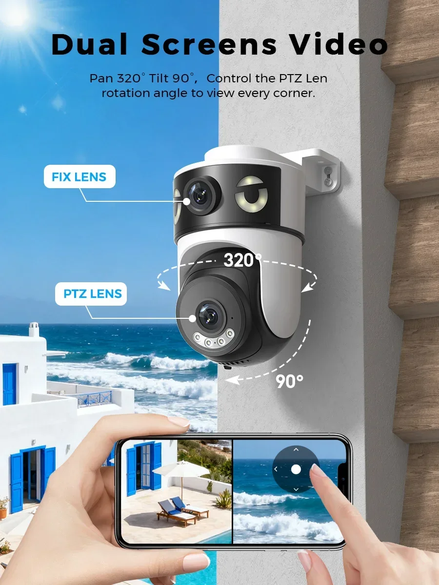 Home Cinema Wall Panels - 10MP 5K двойной объектив двойной экран