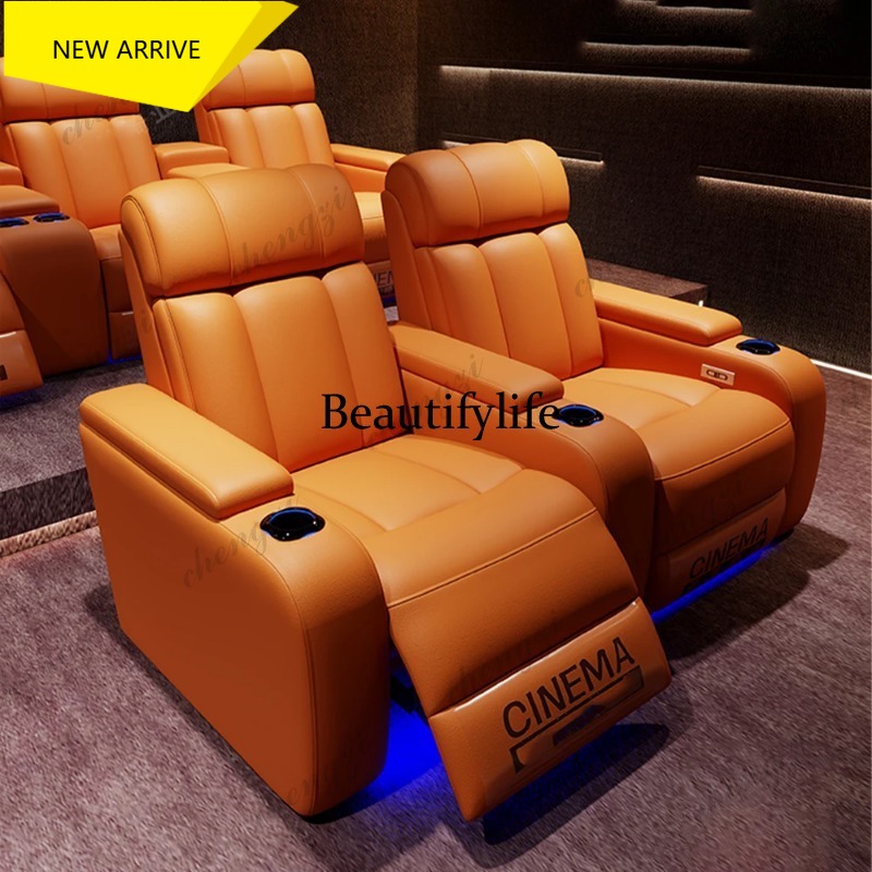 Home Cinema Chairs - Электрические кресла-реклайнеры G153 из натуральной кожи