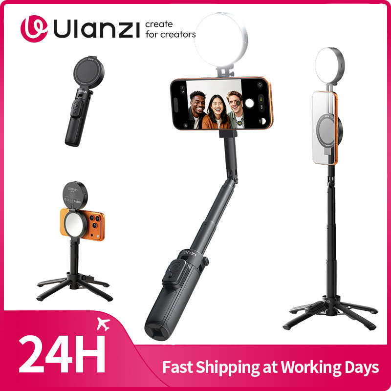 Smart Tv Stick - Ulanzi MT40 2-в-1 Мини-селфи-палка с подсветкой,