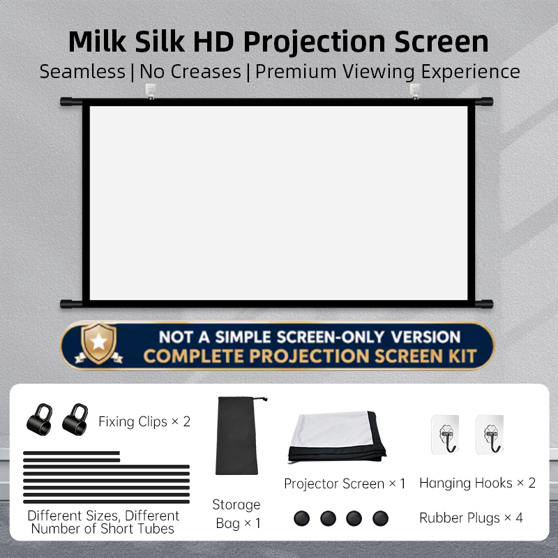 Home Cinema Blanc - Настенный экран для проектора 84-120 дюймов,