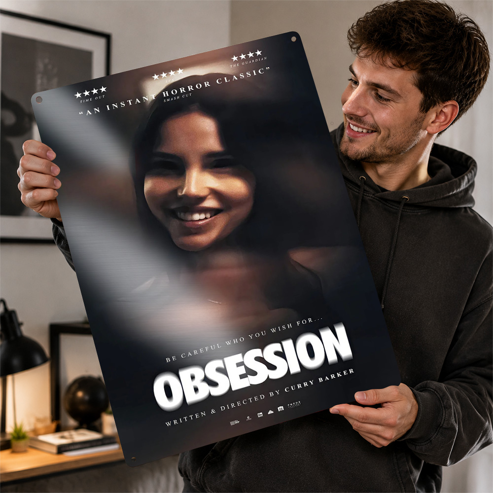 Home Cinema Films - Металлический постер «Обесцеженность»: Ретро-табличка из жести