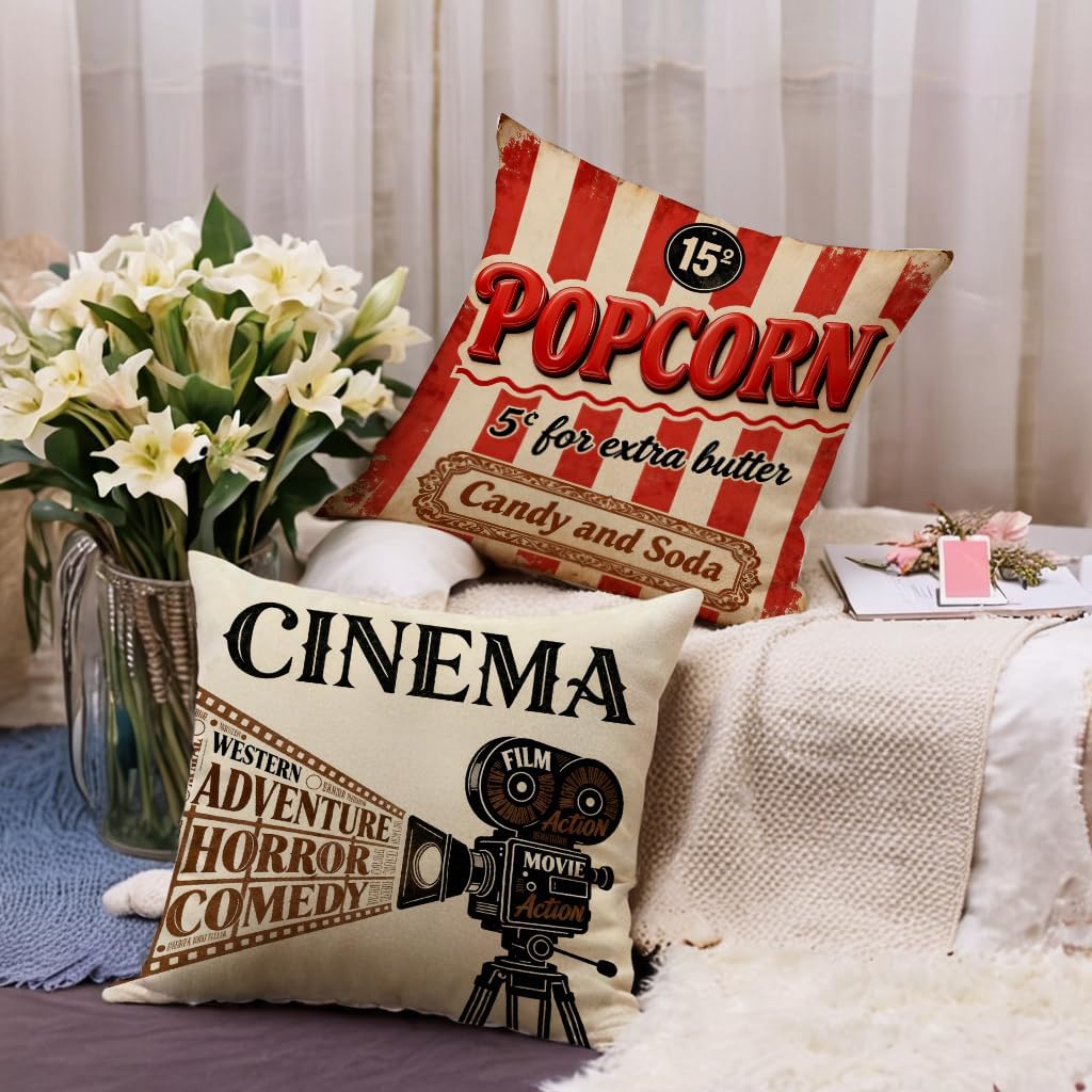 Набор из 4 винтажных чехлов дл – обзор и цена Home Cinema Tickets