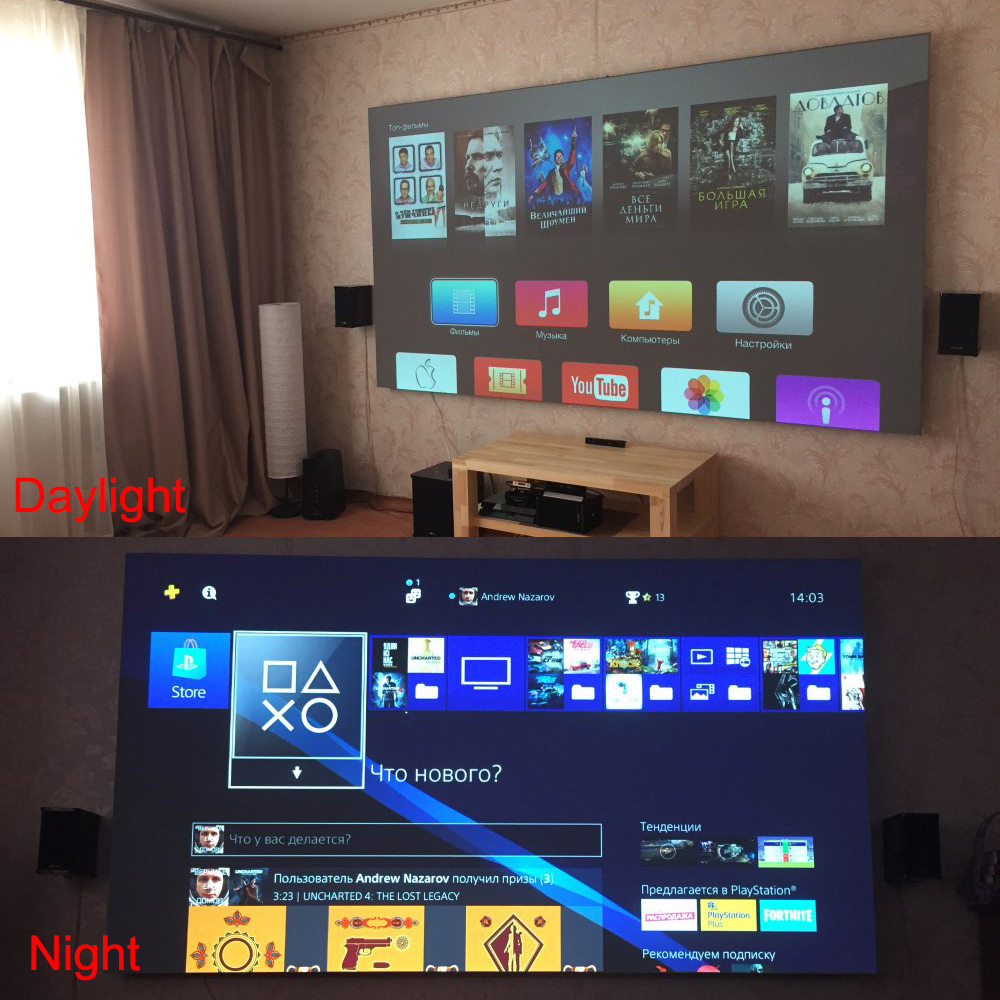 Экран для проектора Salange, 6 – обзор и цена Home Cinema Blanc