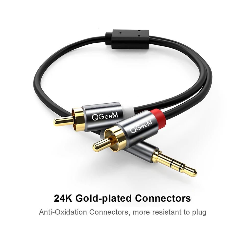 Кабель QGeeM RCA 2RCA на 3.5 м – обзор и цена Home Cinema Amplifier