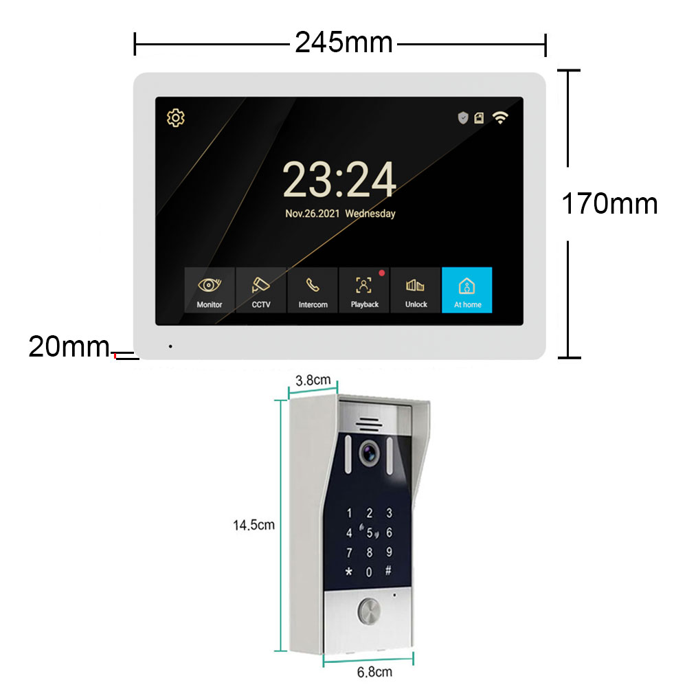 Видеодомофон 5-в-1 с 10-дюймов – обзор и цена Home Cinema Wall Panels