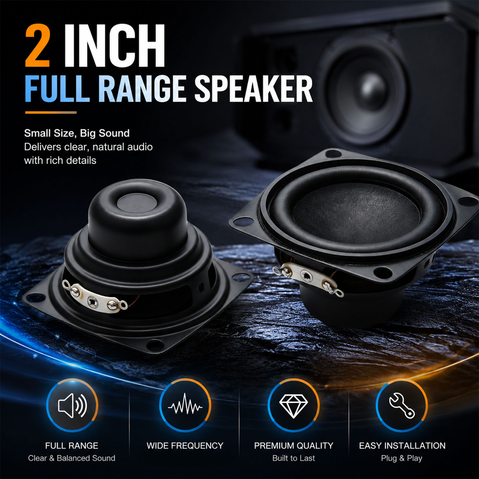 2 шт. 2-дюймовый мини-аудио по – обзор и цена Home Cinema Portable