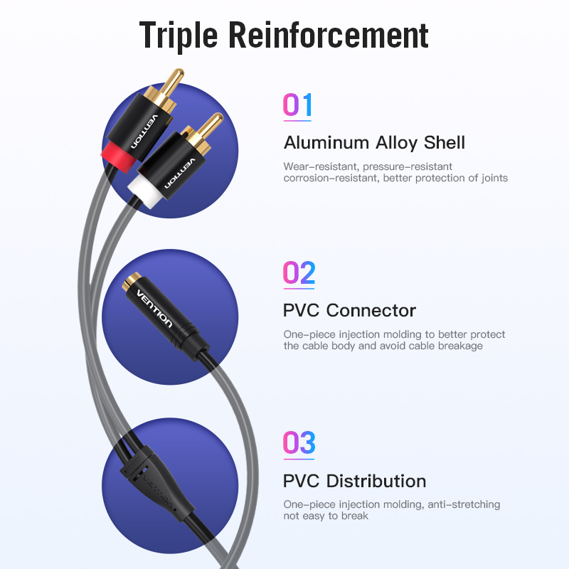 Аудиоадаптер-кабель Vention Ja – обзор и цена Home Cinema Amplifier