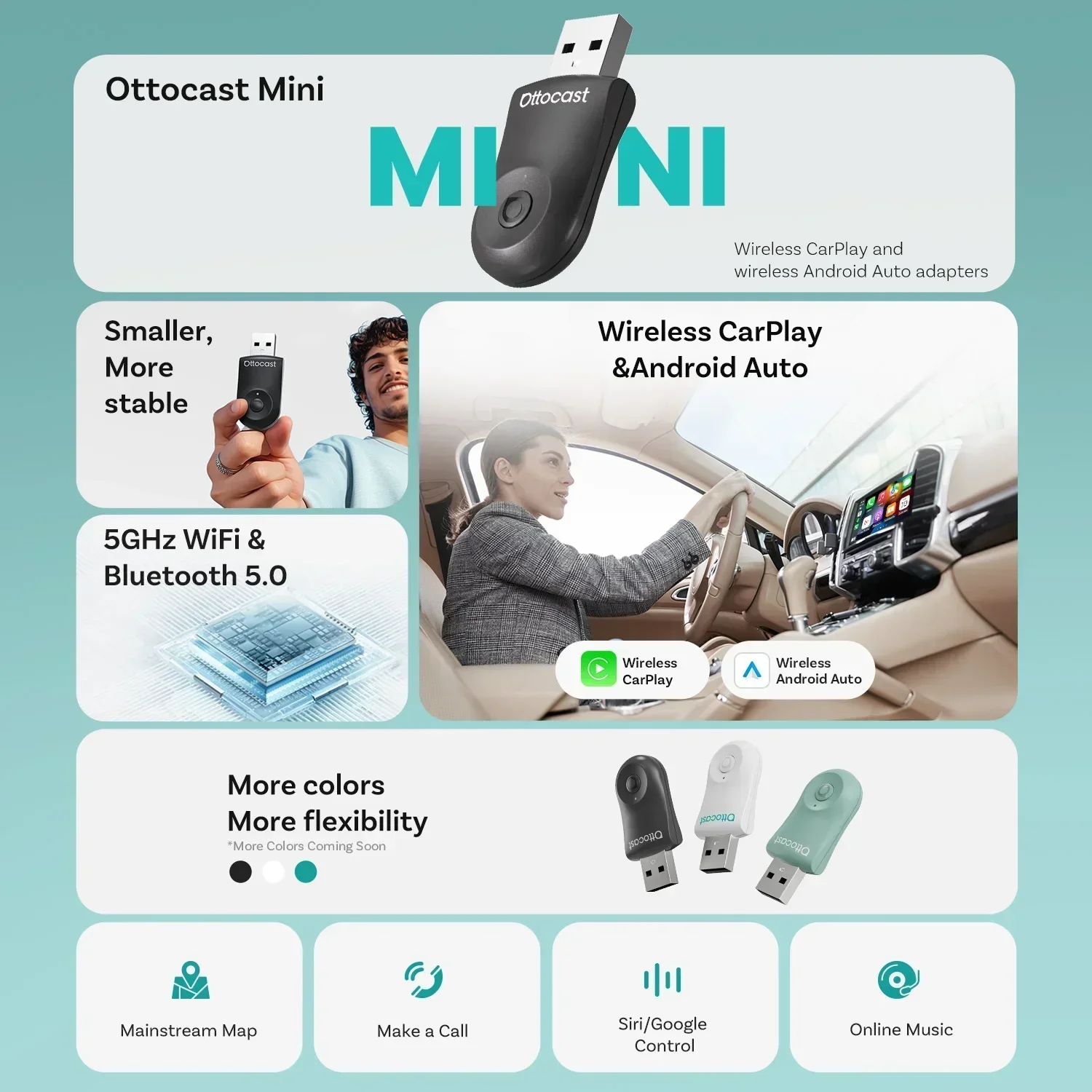 OTTOCAST MINI 2 в 1, проводной – обзор и цена Smart Tv Stick