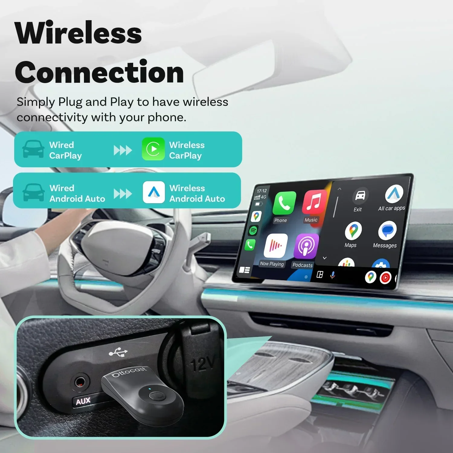 OTTOCAST MINI 2 в 1, проводной – обзор и цена Smart Tv Stick