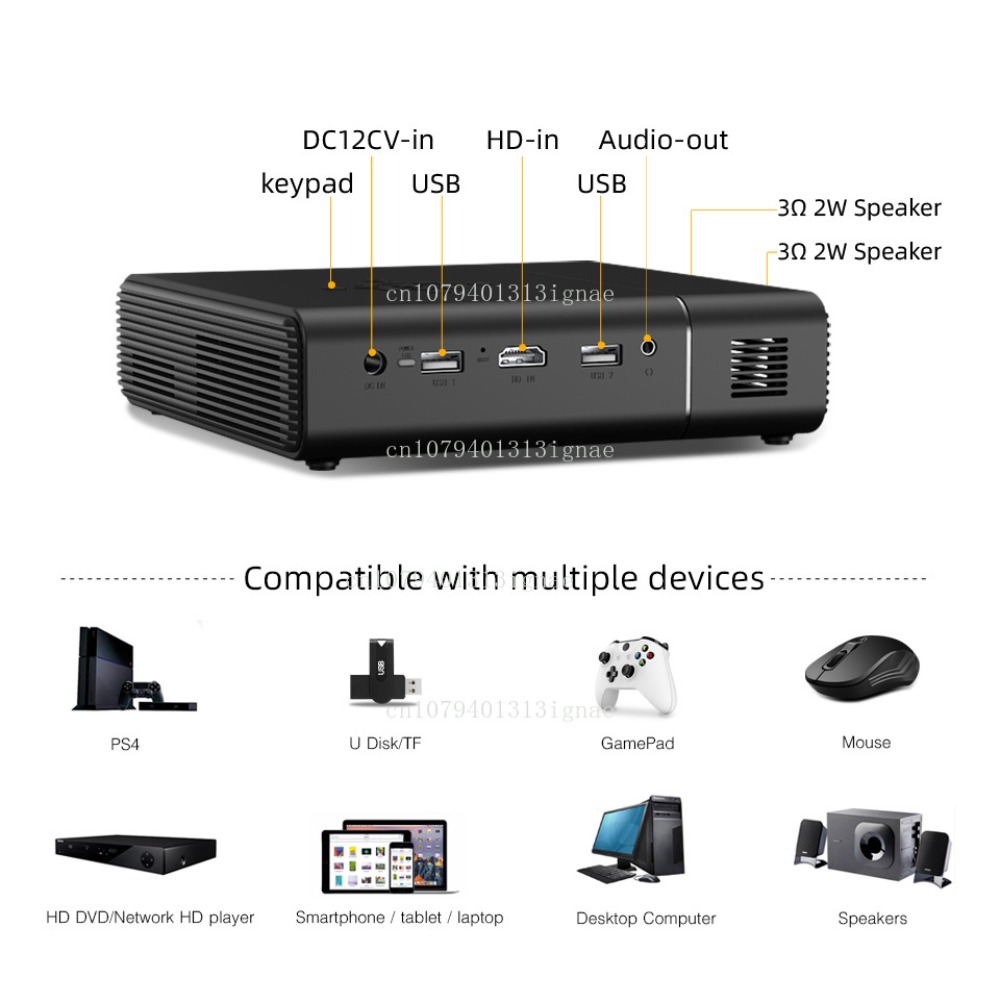 U30 Лидер продаж 3D 4K проекто – обзор и цена Home Cinema Portable