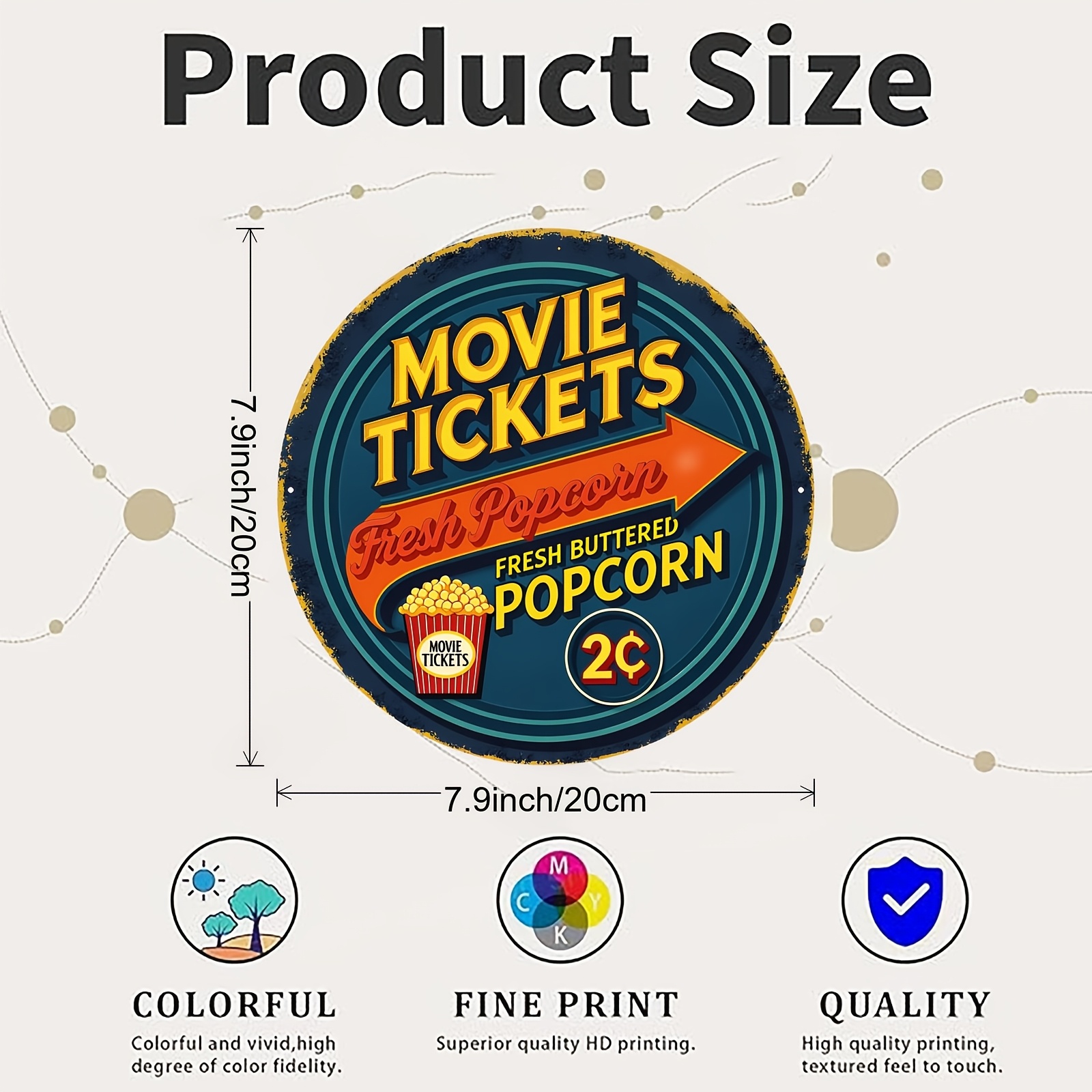2D плоская алюминиевая табличк – обзор и цена Home Cinema Tickets