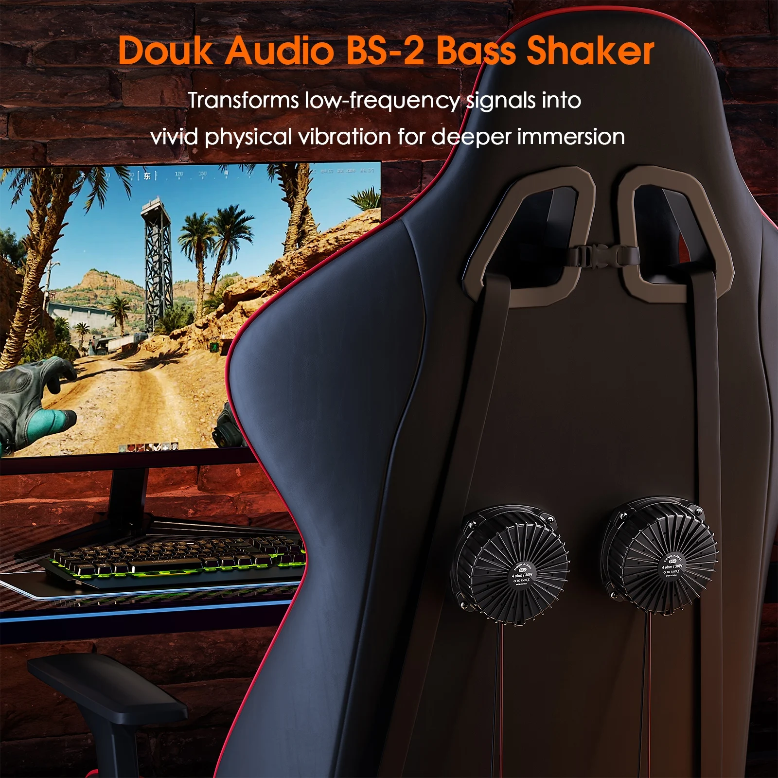 Вибромотор Douk Audio BS-2 30W – обзор и цена Home Cinema Chairs