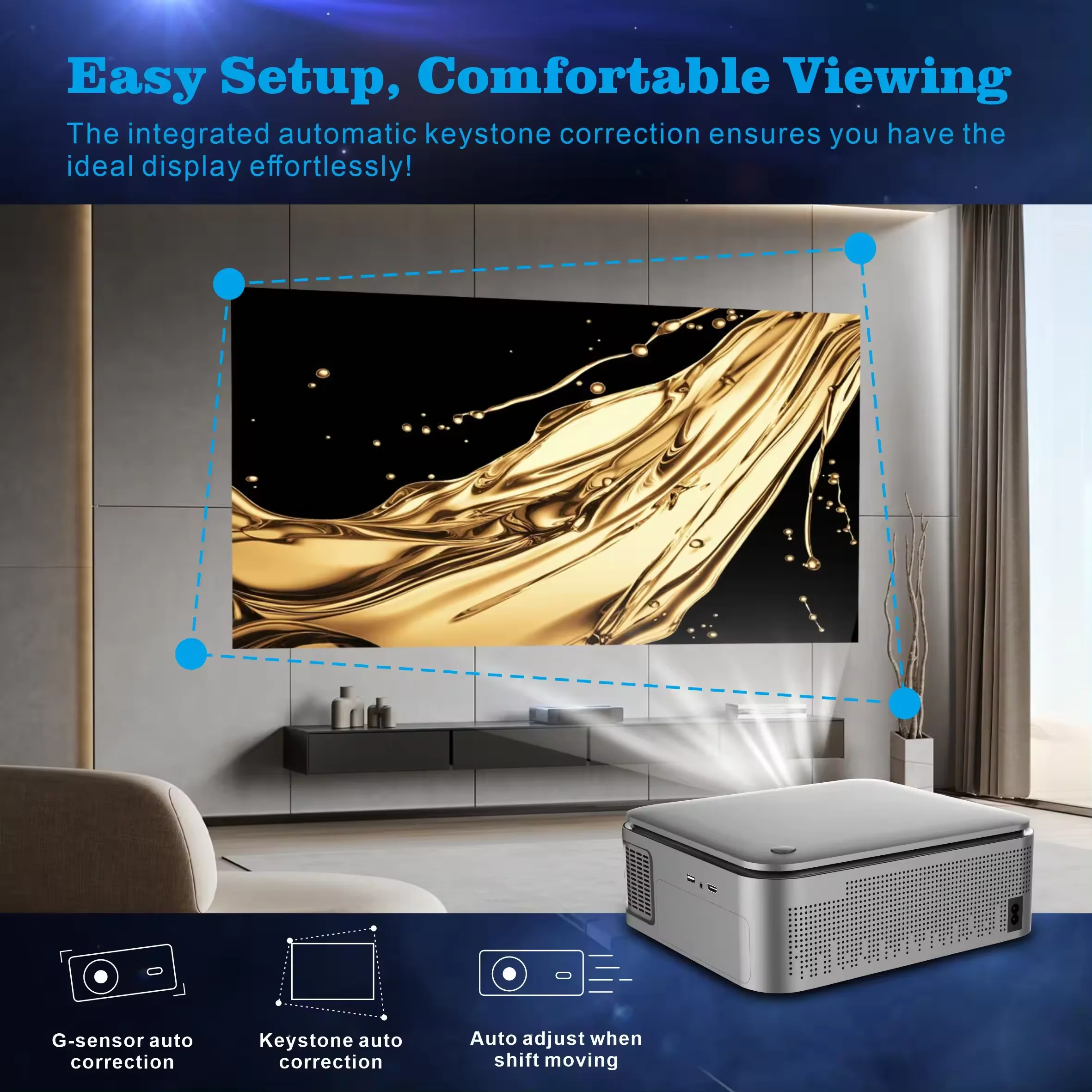 Новый HD-проектор 1080P HY450  – обзор и цена Home Cinema Portable
