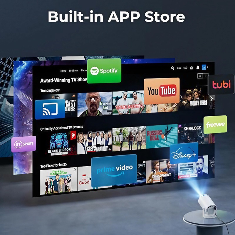 Портативный 4K HD-проектор HY3 – обзор и цена Home Cinema Portable