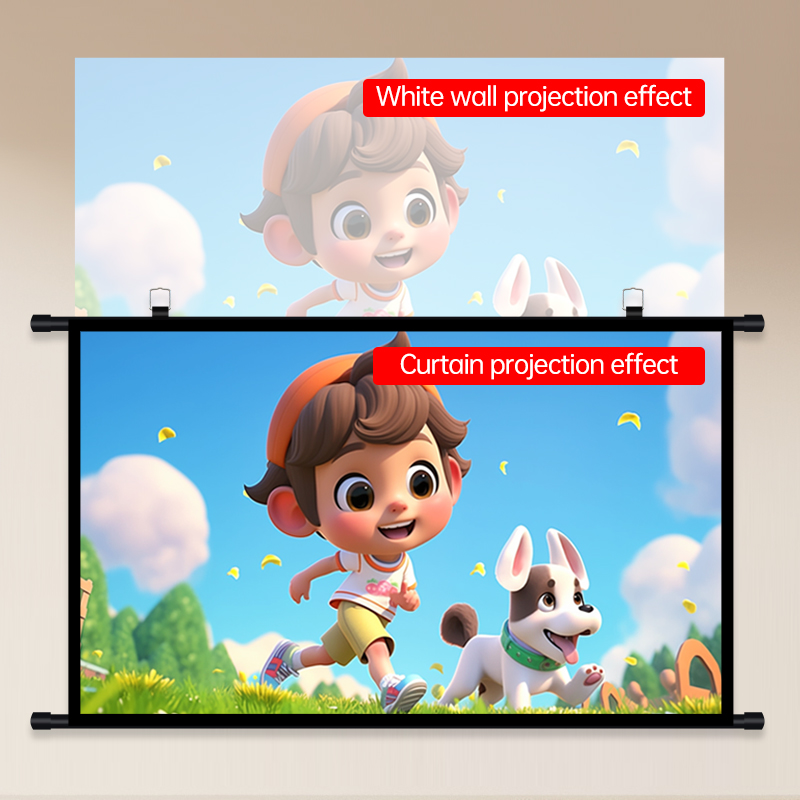 Настенный экран для проектора  – обзор и цена Home Cinema Blanc