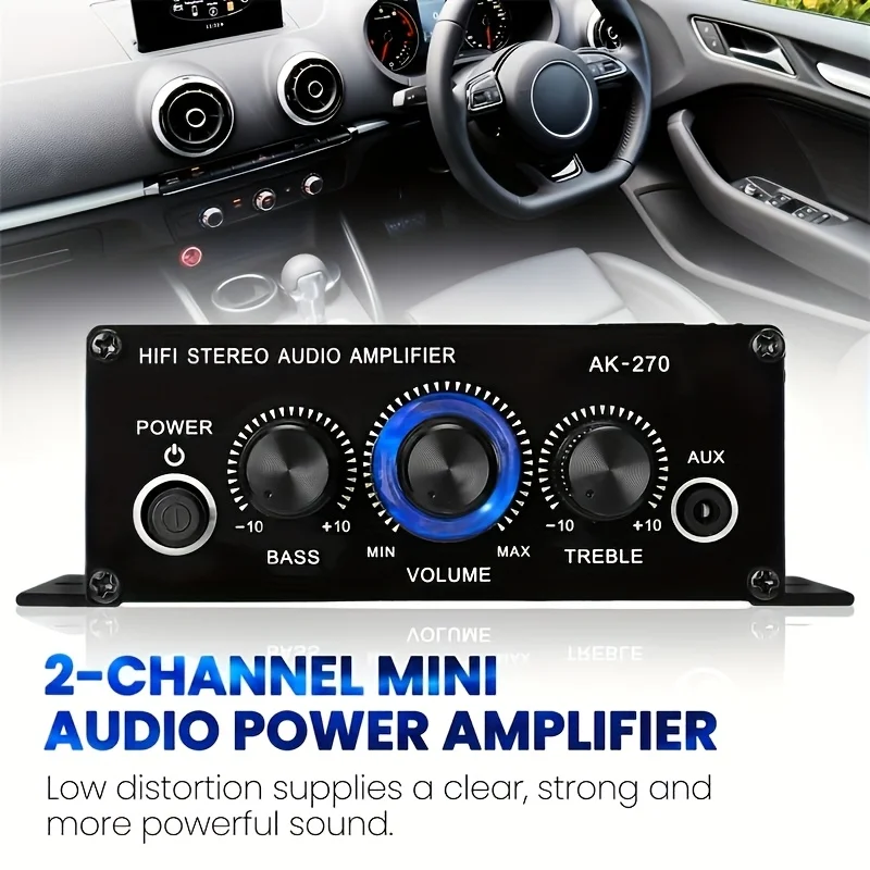 Мини-усилитель мощности AK-270 – обзор и цена Home Cinema Amplifier